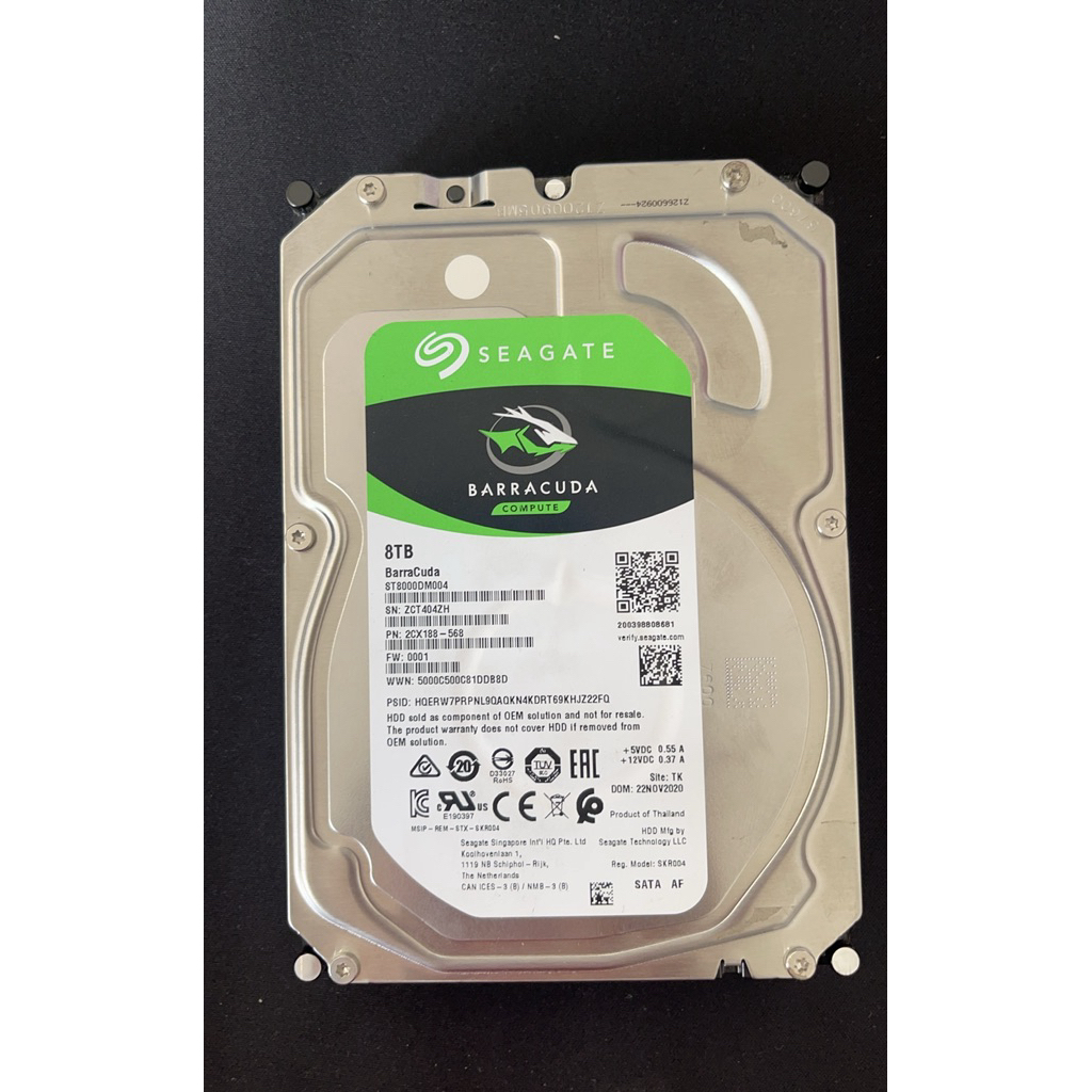 Seagate Barracuda 8TB Harddisk Internal HDD