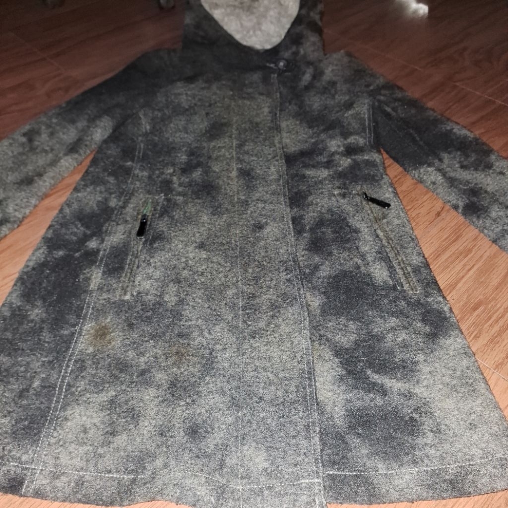 J4ket ESPRIT  long coat wool asli made in Bulgaria