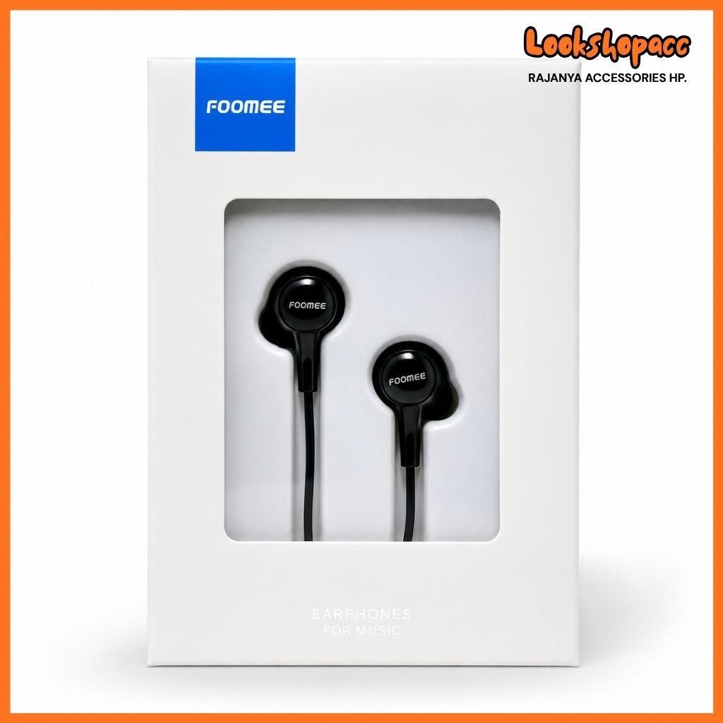 FOOMEE TT12 Headset Wired Earphone Super Bass Original Foomee
