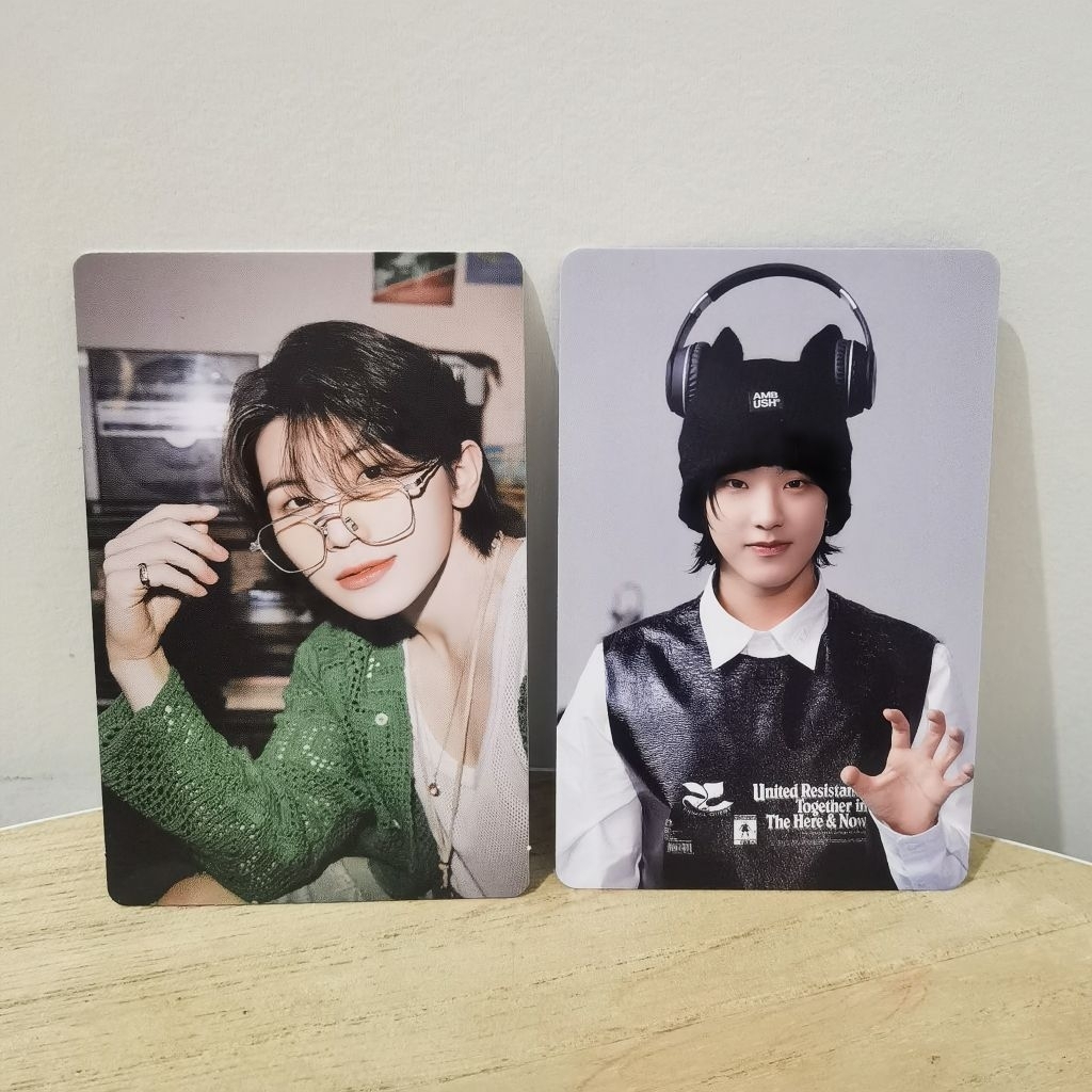[READY] [OFFICIAL photocard woozi + hoshi] official photocard woozi klepon hoshi dear ver torec towe
