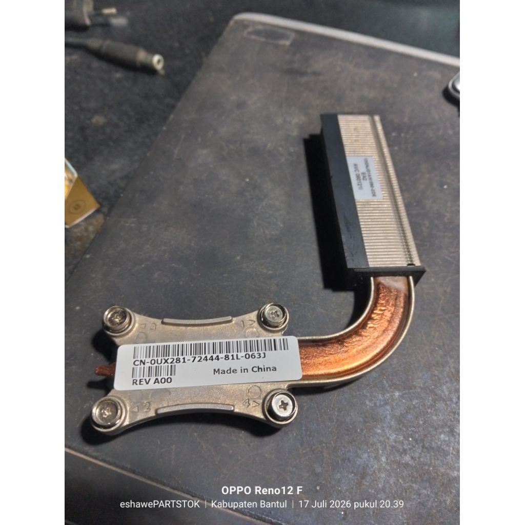 heatsink pendingin prosesor DELL 1420