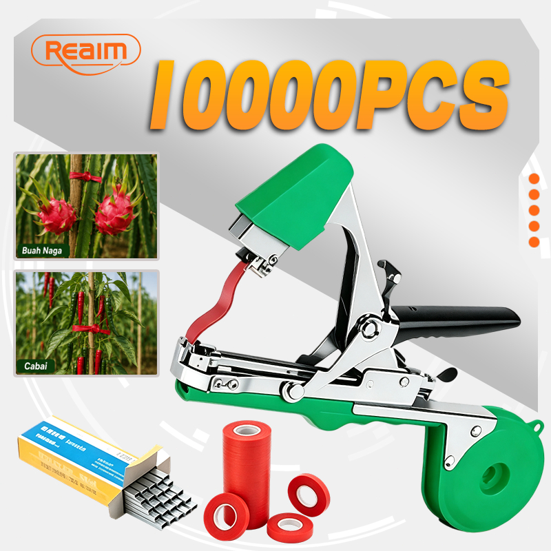 REAIM Tapetool Hand Tying Machine Alat Pengikat Lanjaran Tanaman Tapetool Pengikat Tanaman