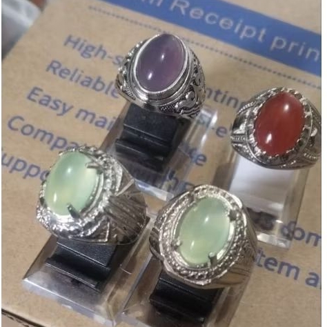 Batu cincin Akik Anggur Belimbing/ Cempaka / Lavender Dim Kantor