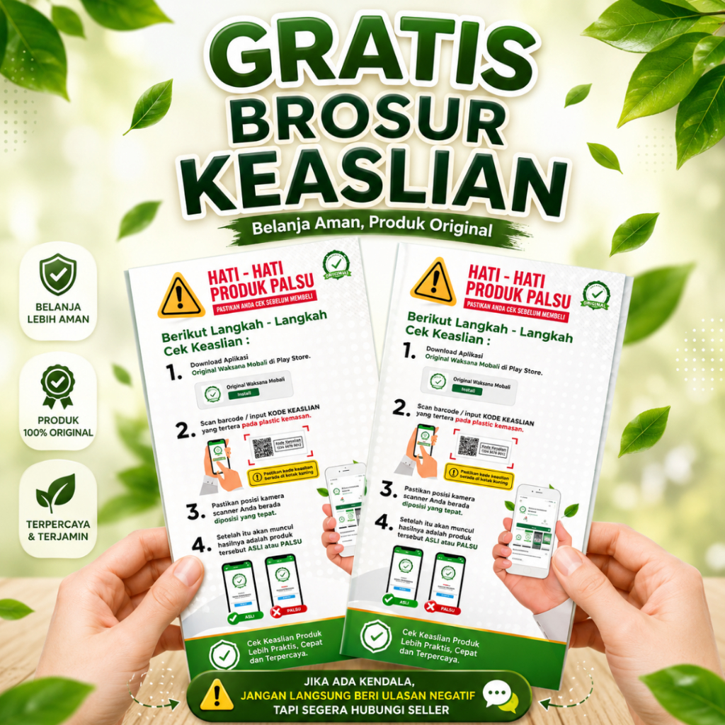 FREE Brosur Give Away Undian Uang Tunai 10JT Setiap Pembelian Semua Produk Termasuk Keloreena