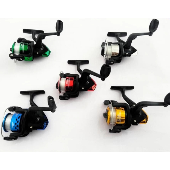 Reel Pancing Pemula Tipe SPINNING 200 Fishing Reel Spool Bahan Plastik