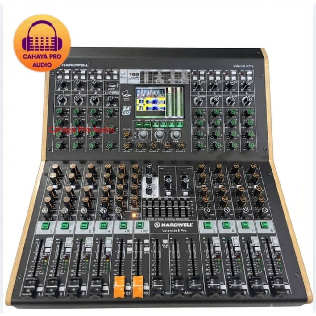Mixer Hardwell Valencia 8 Pro Original 8 Channel Double Effect 199 DSP Edit A & B