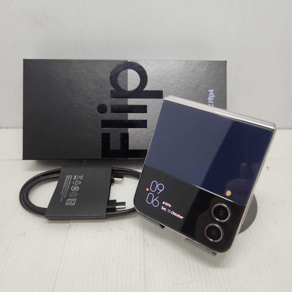 HOT SALE SAMSUNG GALAXY Z FLIP 4 5G 8/256 BESPOKE EDITION FULLSET SEIN MULUS SIAP PAKAI