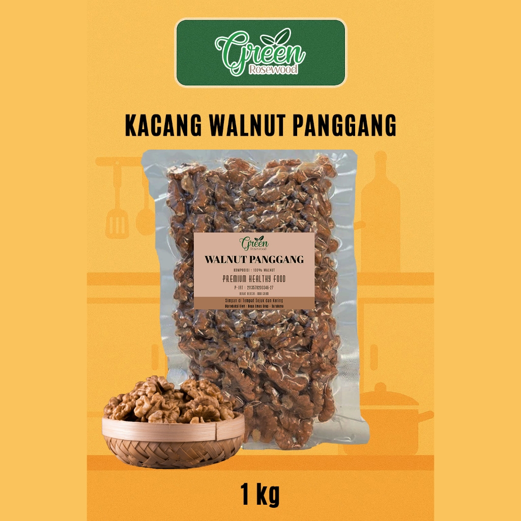 KACANG WALNUT PANGGANG / KACANG WALNUT SUPER / KACANG OTAK / WALNUT ROASTED