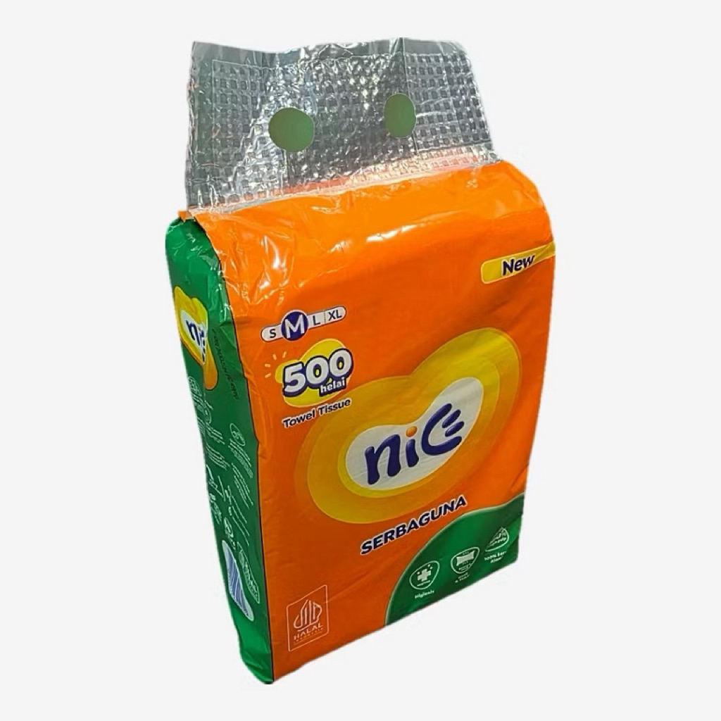 Tissue NICE TOWEL /  Hand Towel Nice 500s / Serap Minyak (NICE HANGING TOWEL)