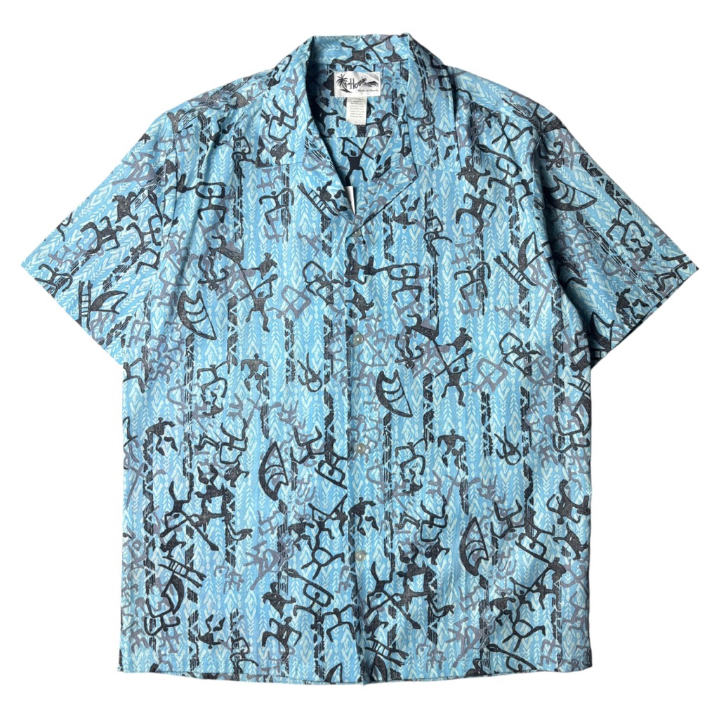 Howie Hawaiin Open Collar Shirt - Kemeja Hawaii Open Collar Howie