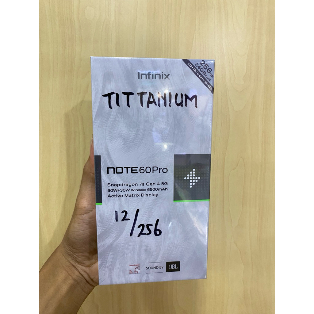 infinix note 60pro ram 12/256 new