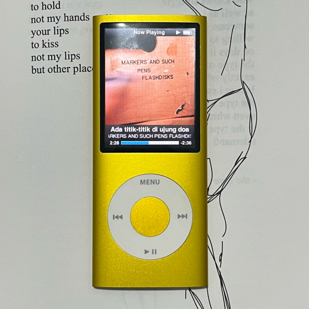 iPod Nano 4 Yellow Fullset
