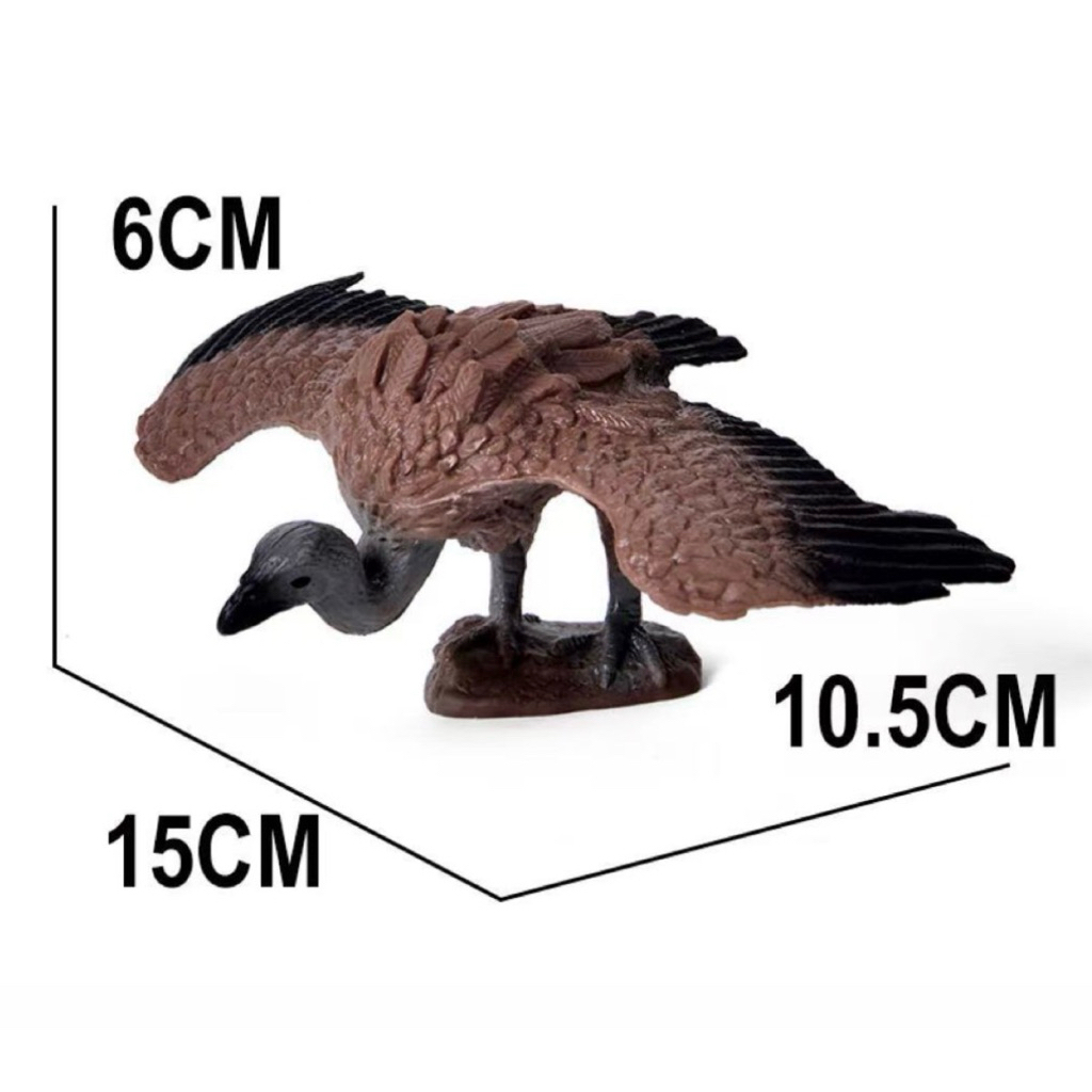 Pajangan Burung bangkai - mainan simulasi hewan burung Bangkai - anima toys figure