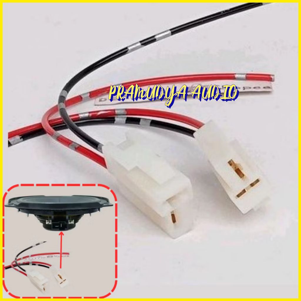 Kabel Soket Speaker Male Bawaan Mobil Toyota/Daihatsu