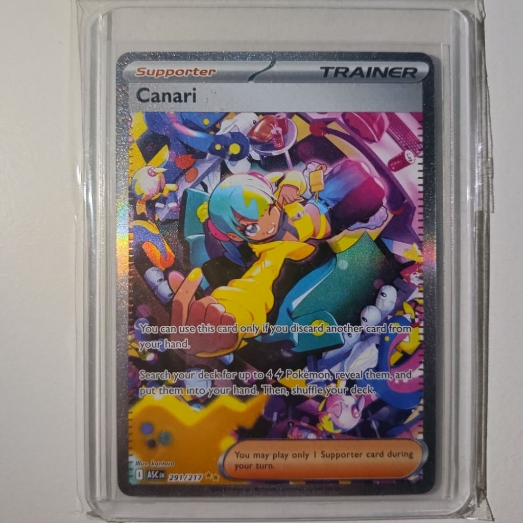 Canari SAR English - Special Illustration Rare (SIR) 291/217 Pokemon Ascended Heroes