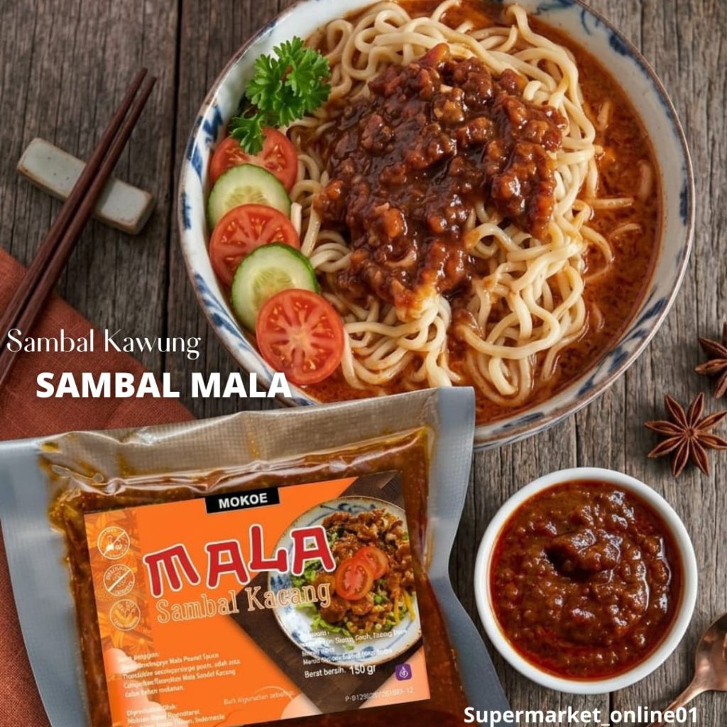 Sambal Mala Vegan / Vegetarian Tanpa Bawang