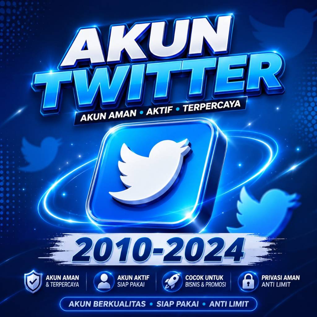 PRODUK AKUN TWITTER OLD SANGAT COCOK UNTUK SPAM DAN LAIN-LAIN.