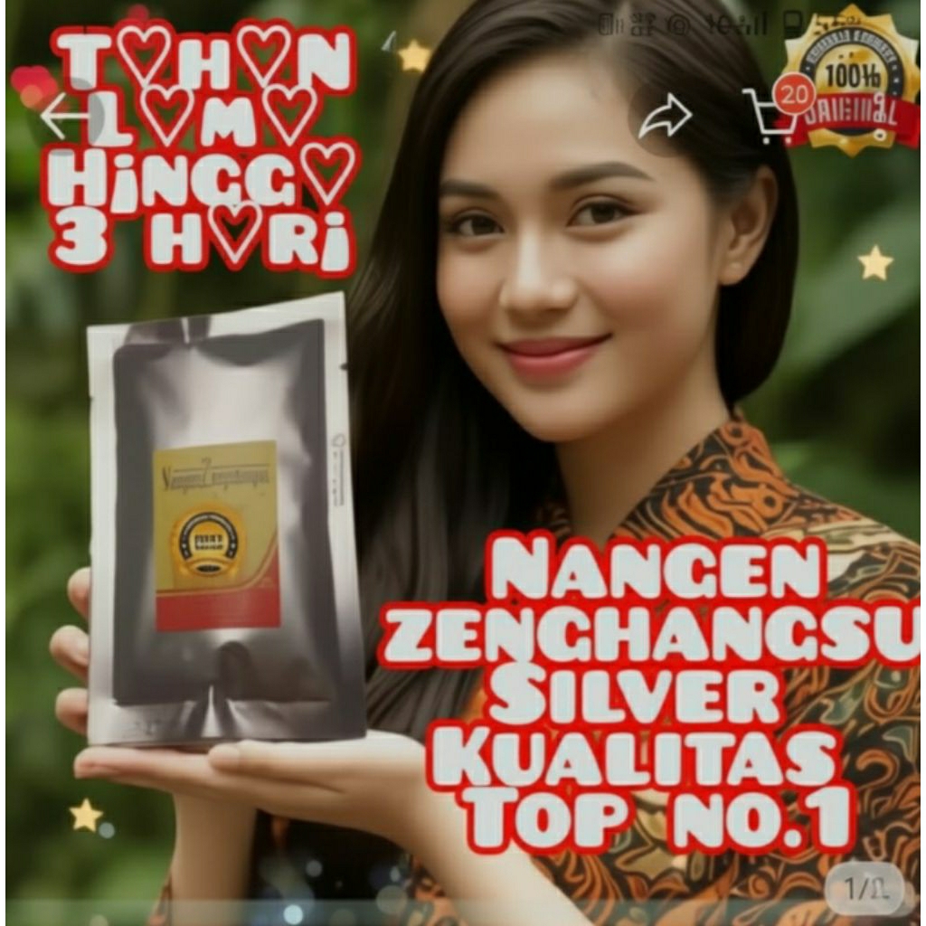 New Nangen Zenghangsu Kualitas  Terbaik Nomor 01 Asli import 1 sachet  3 Kapsul Privasi Aman