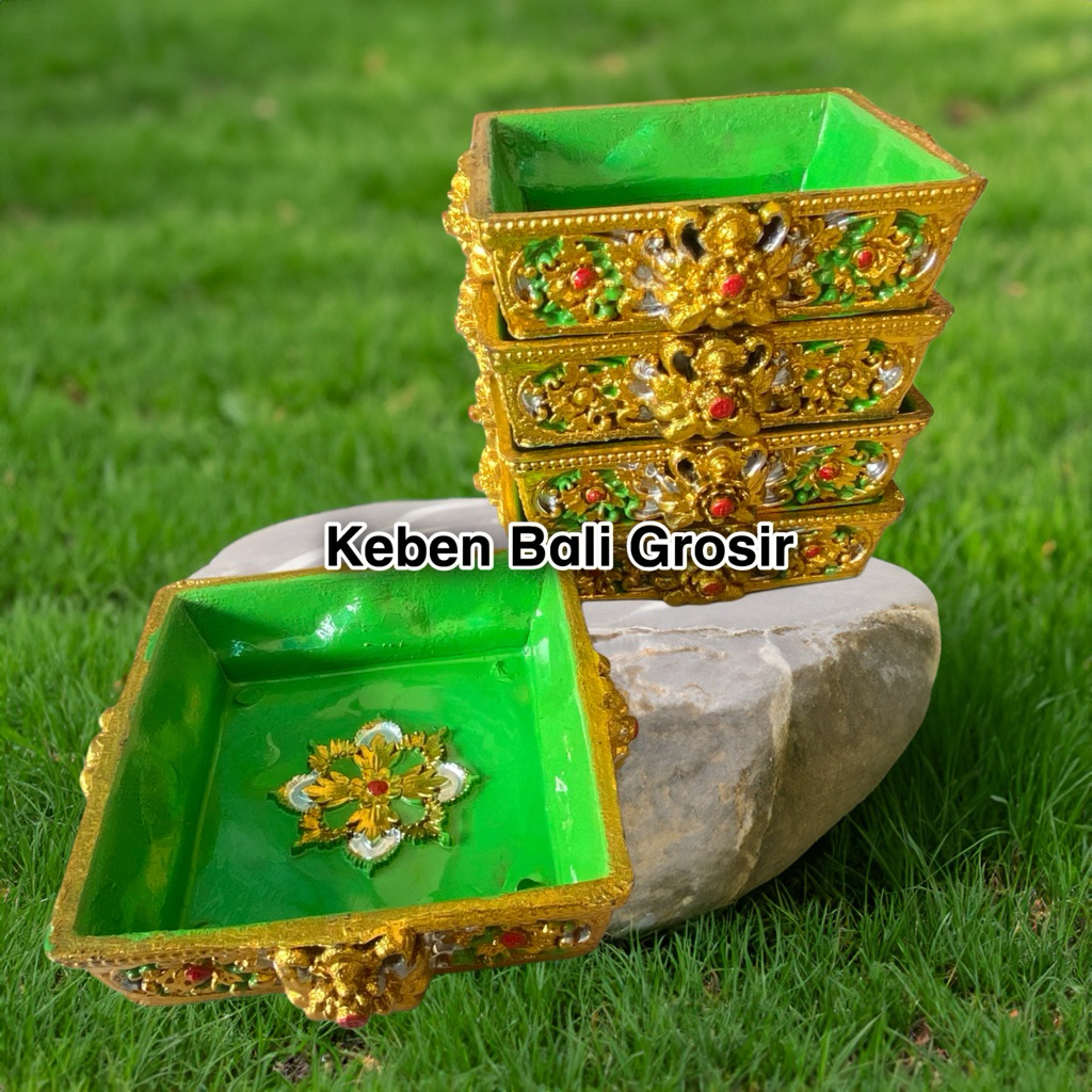 Bokor Fiber 16cm tamas sodan ukir bali