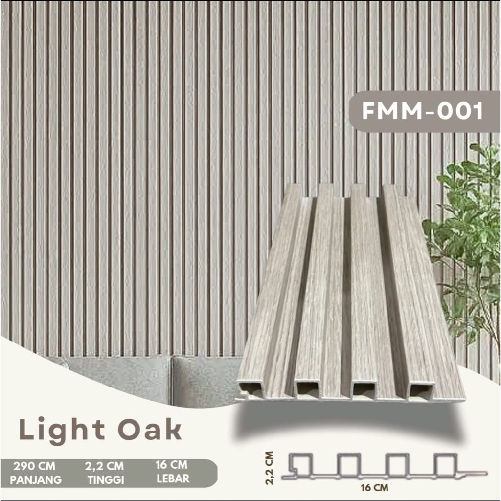 Wallpanel WPC Fine Material Motif Kayu / Panel WPC Motif Kayu / Wall Panel WPC Dinding
