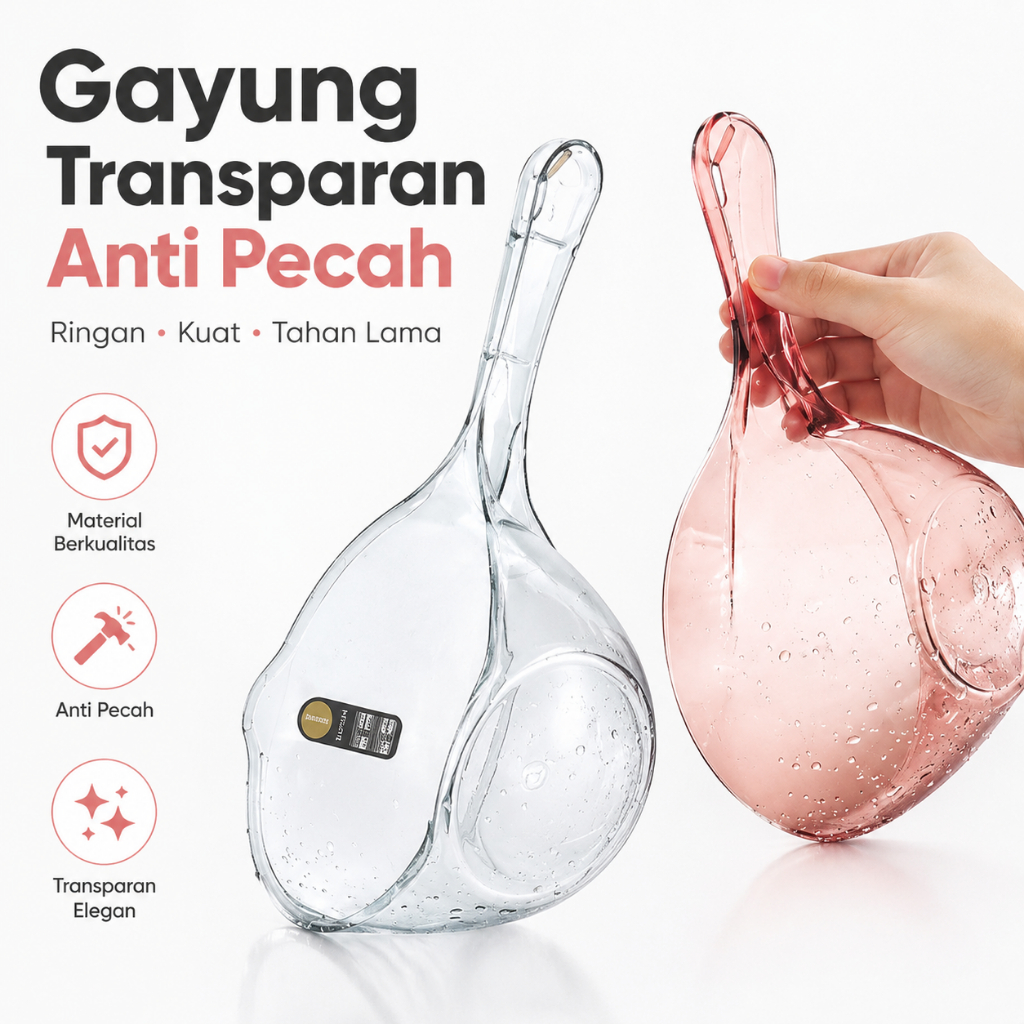 Gayung Transparan Gayung Mandi / Gayung Transparan Estetik Gayung Bayi