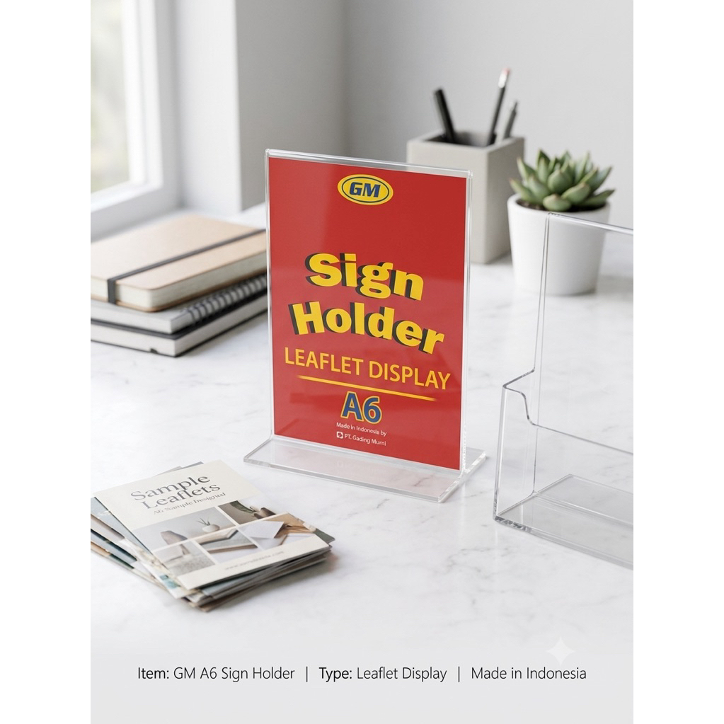 AKRILIK A6 (LEAFLET DISPLAY)