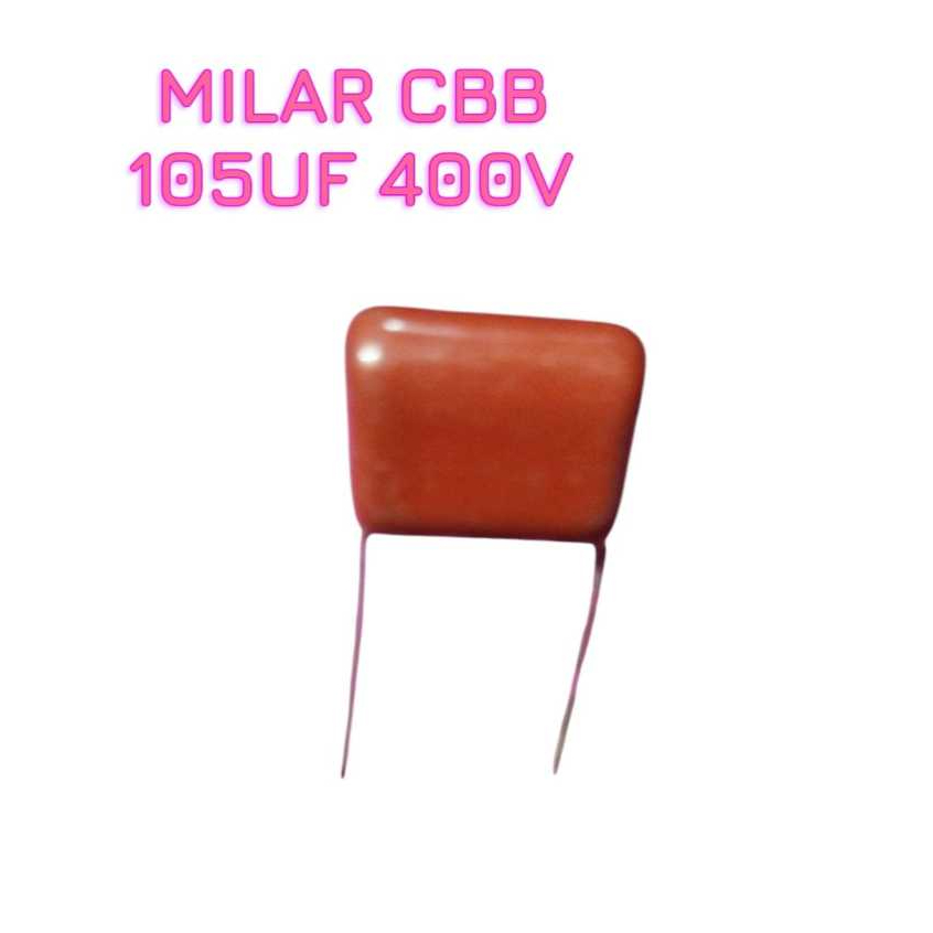 Capasitor Milar CBB 105/400V - Kapasitor Milar Berkapasitas Tinggi