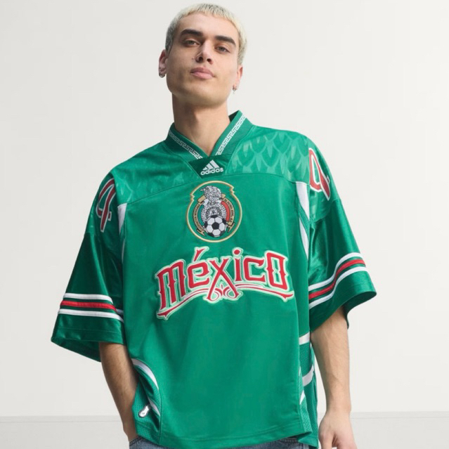 Green Bringback Remixed Mexico Jersey | Retro | Vintage Edition | Jersey Bola | Authentic Jersey | J