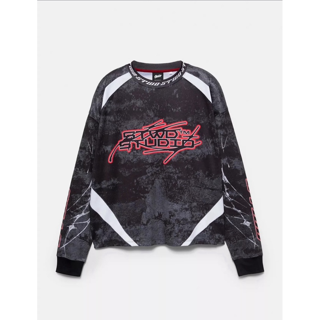 LONG SLEEVED STWD RACING T-SHIRT By PULL&BEAR ORIGINAL STORE RESMI