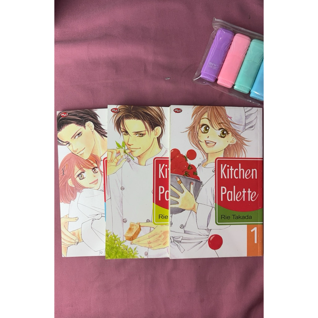 Komik Kitchen Palette by Rie Takada Set Vol 1-3 Tamat
