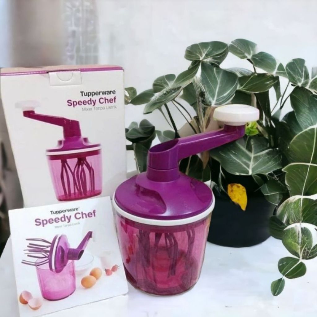 Tupperware Speedy chef mixer manual tanpa listrik original