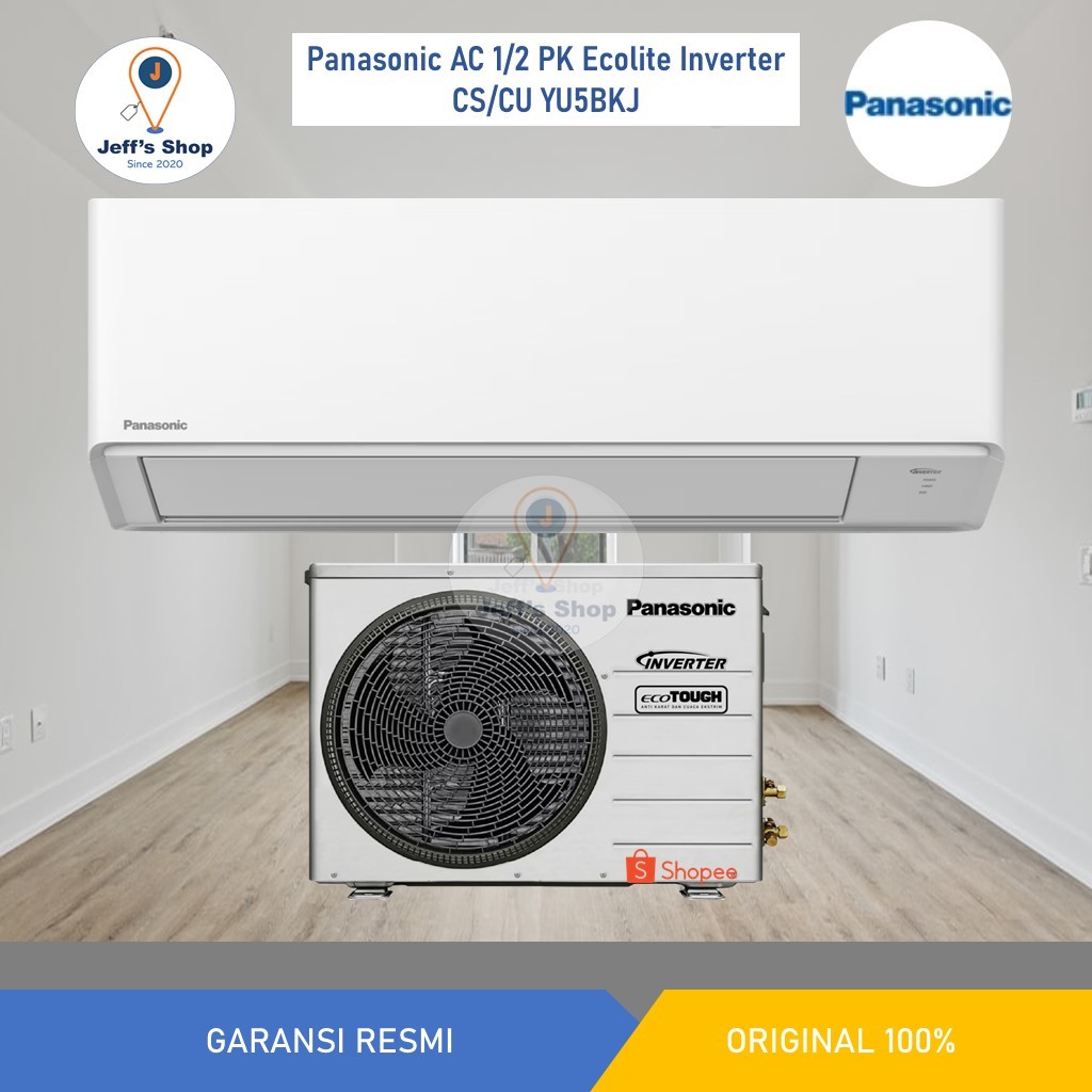 Panasonic AC 1/2 PK Ecolite Inverter CS/CU YU5BKJ Low Voltage