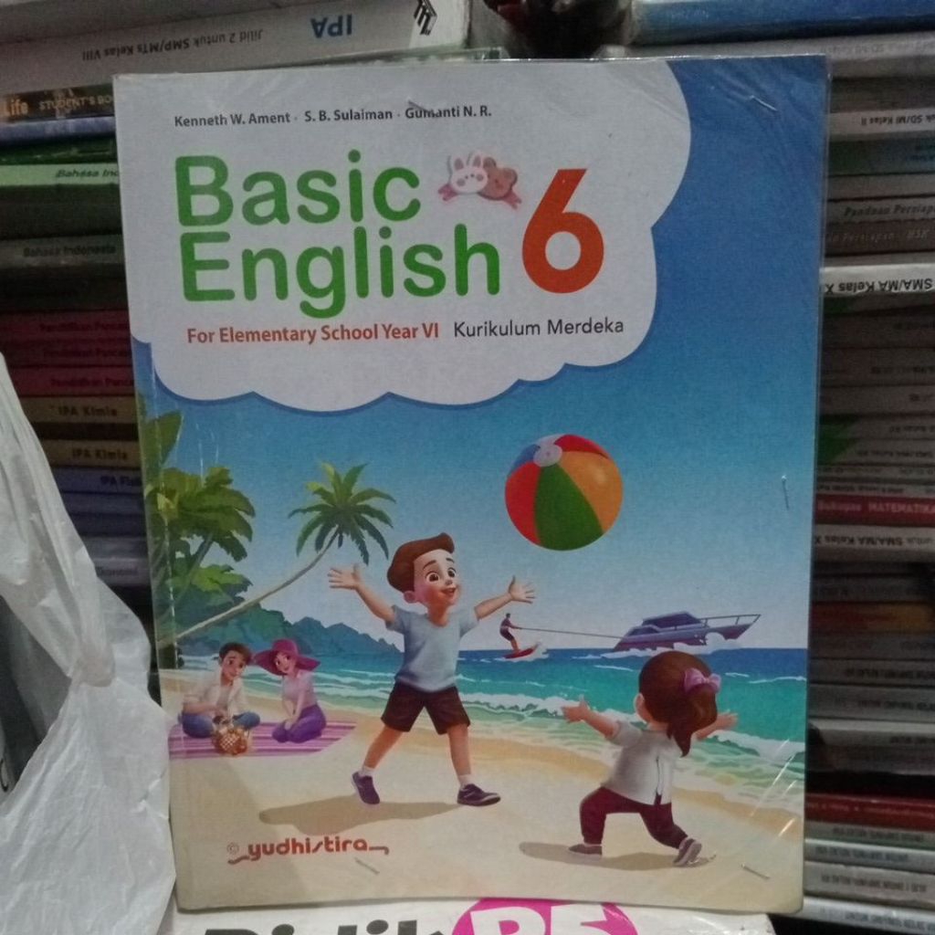 buku basic English kelas 6 kurikulum merdeka Yudhistira