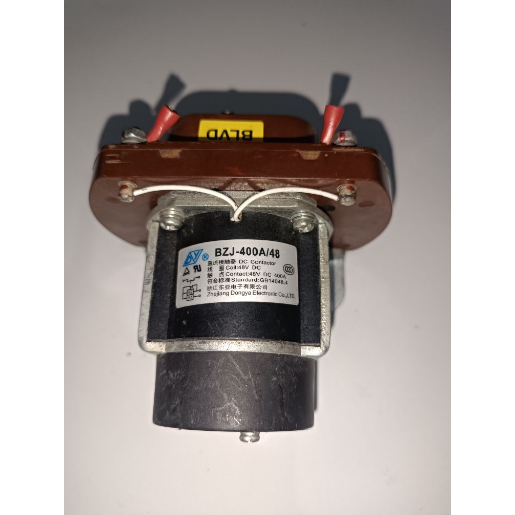 BZJ-400A/48 DC CONTACTOR KONTAKTOR DC COIL 48V 400A ORIGINAL BEKAS CABUTAN NORMAL UNTUK SEPEDA MOTOR