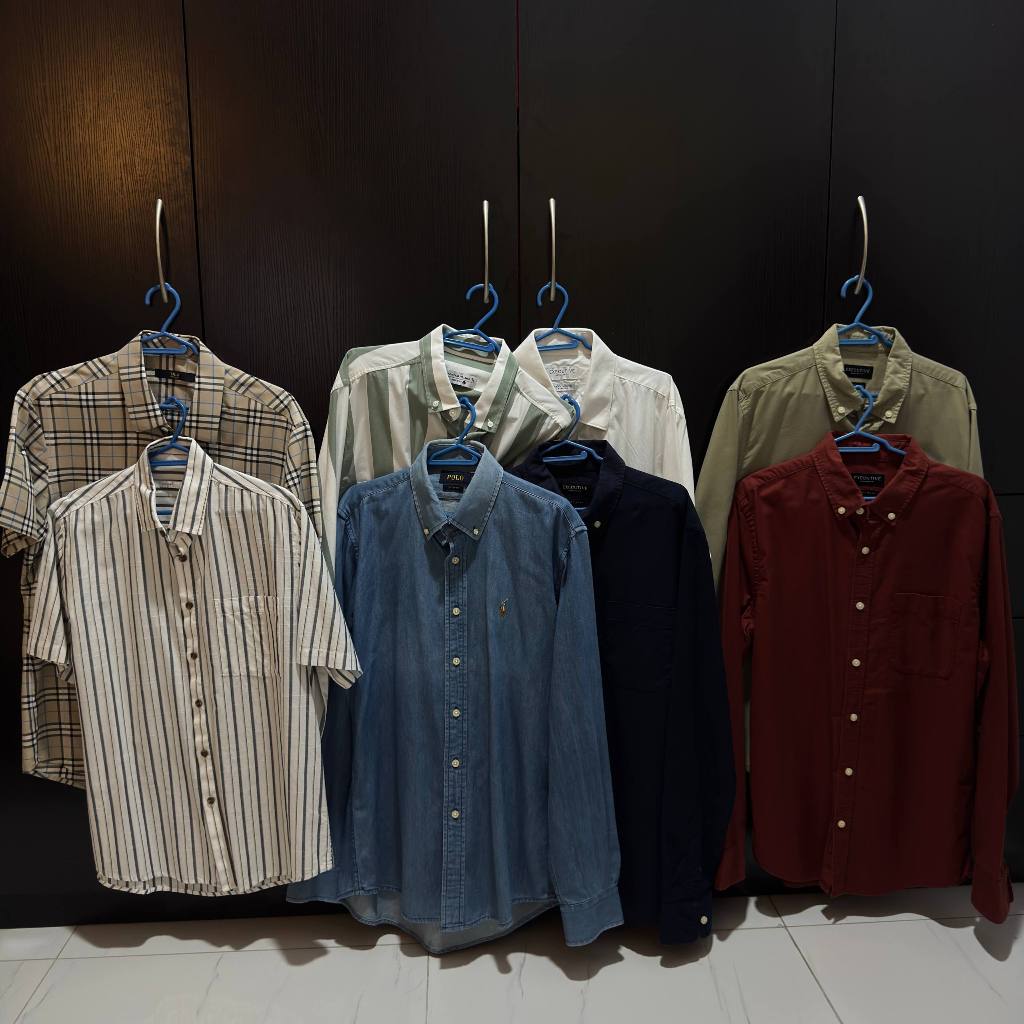 Baju Pria Kemeja Preloved Executive Valino Polo Arnold Palmer HLA Good Condition