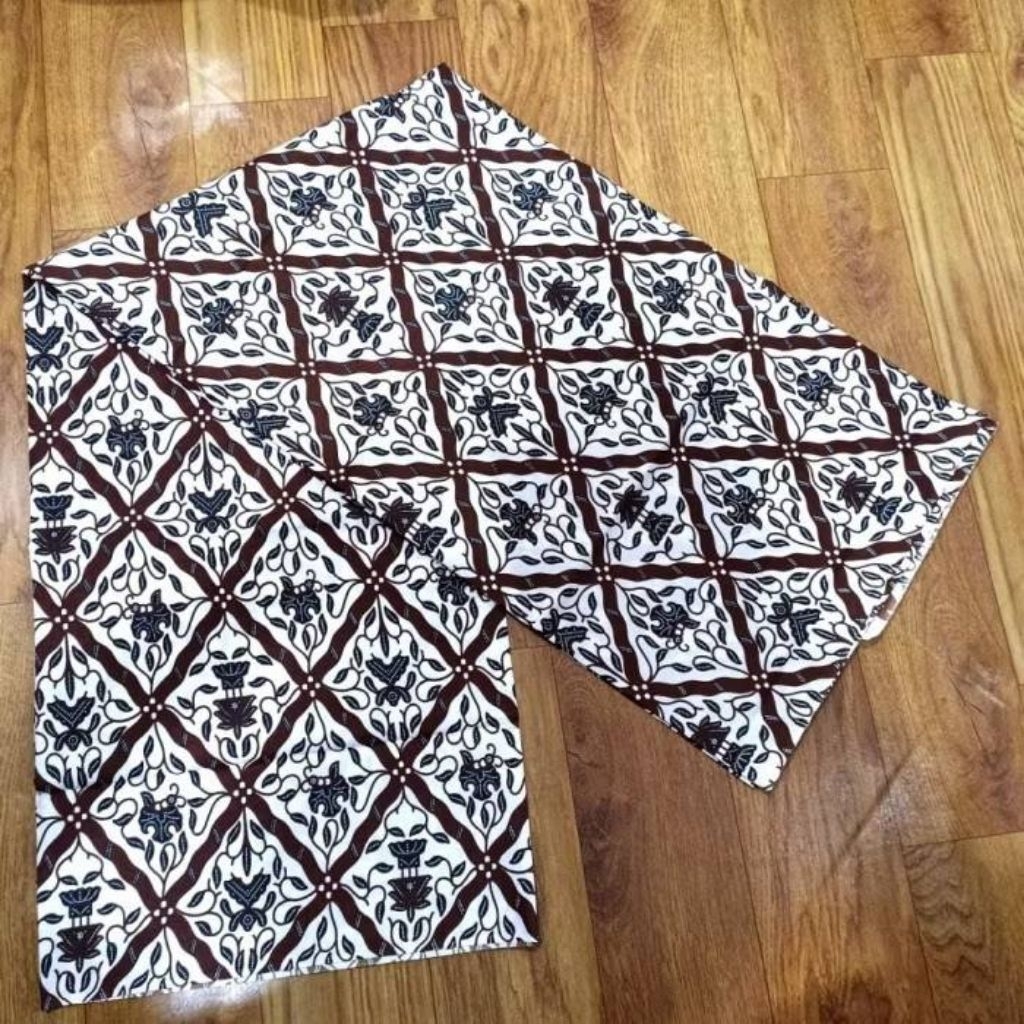 Kain jarik batik sogan Jogja Solo motif Sido luhur (Sidoluhur) bahan katun primis - kain lilit batik