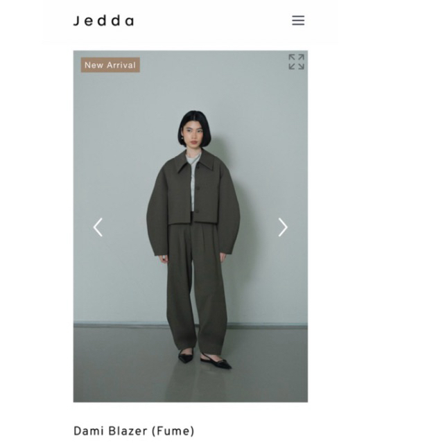 NEW Jedda Dami blazer size S-M. Produk baru di try-on dan dicuci 1 kali