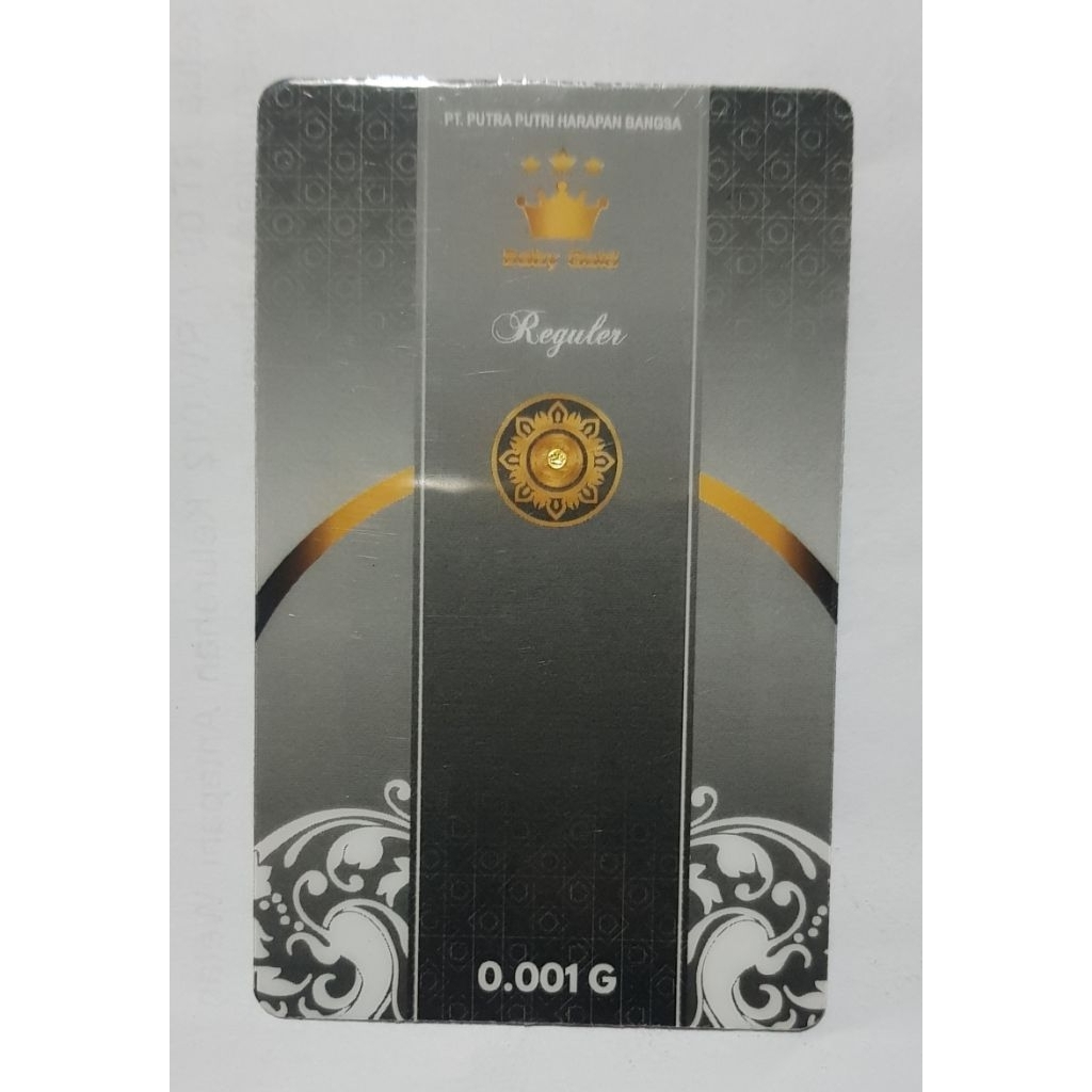Emas Mini Logam Mulia Baby Gold 0.001gr