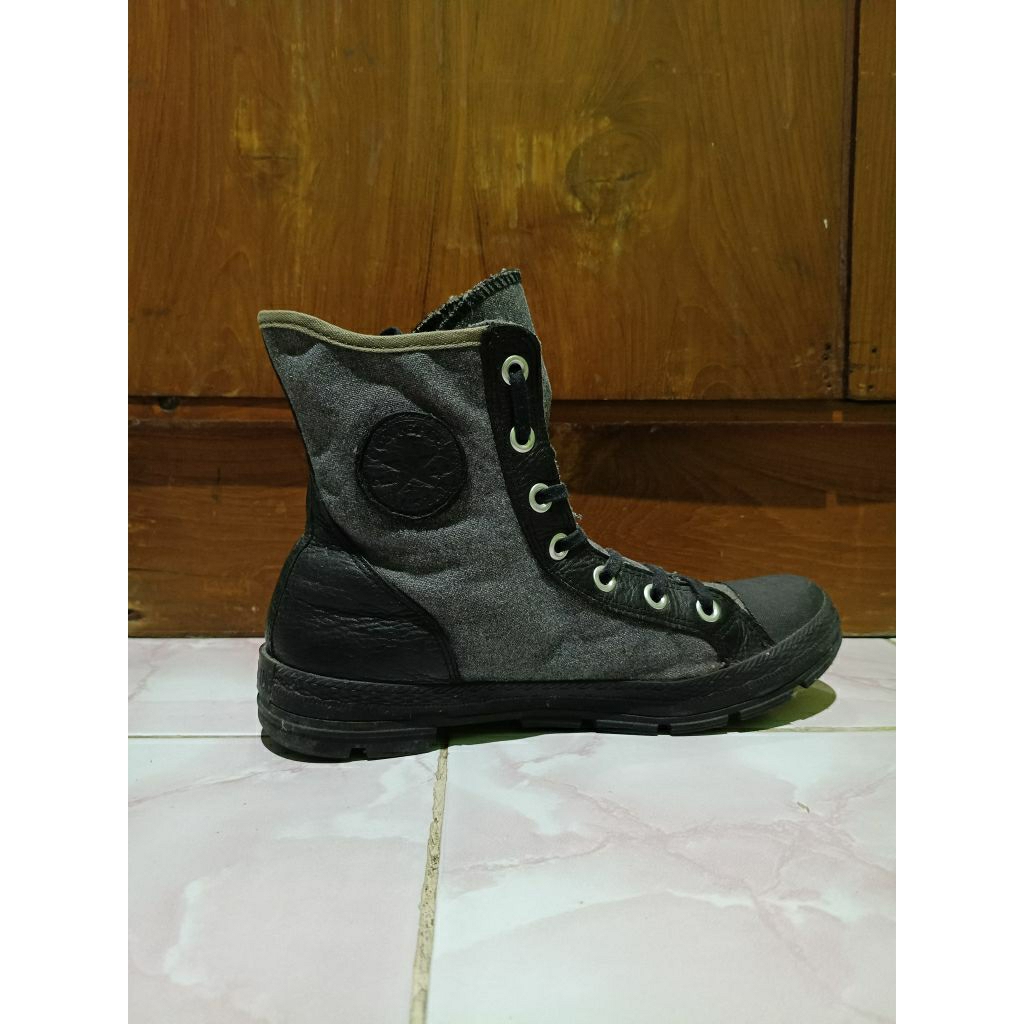 [ GAJIAN SALE ]  CONVERSE COMBAT BOOTS  SIZE 45 - CONVERSE COLLABS - CONVERSE KULIT - CONVERSE ORIGI