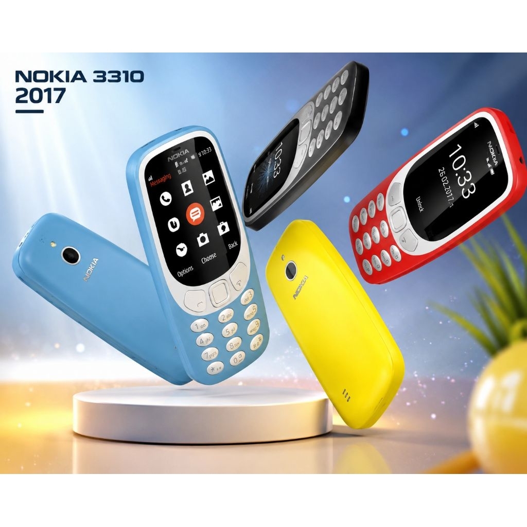 Nokia 3310 Reborn 2017 Dual SIM Original | HP Jadul Classic | Feature Phone Eks display - Bekas Paja