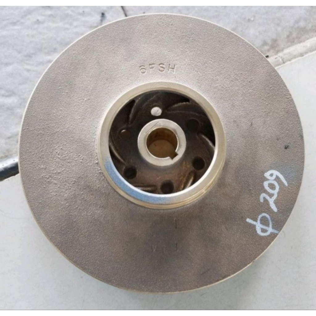 Impeler Pompa Ebara Ebara 65x50 FSJA Kipas Impeler Pompa Ebara Centrifugal 65x50FSHA