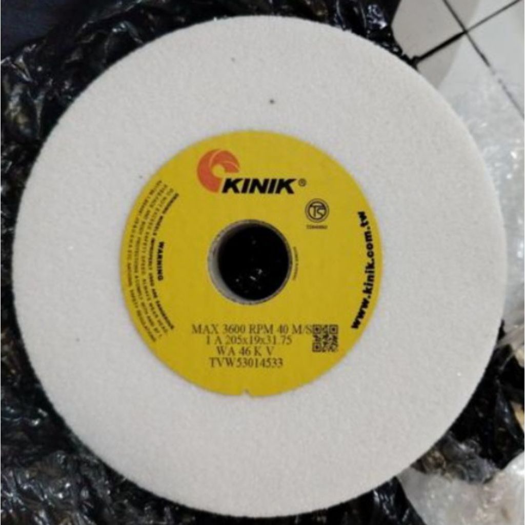 Batu Gerinda Asah KINIK 205 x 19 x 31.75 Grit WA 46 KV