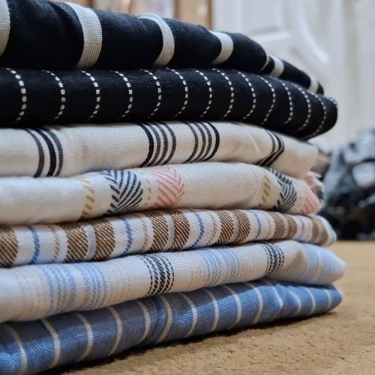 Kulot Rayon Pants | Celana Kulot Rayon | Stripped Pants | Celana Gajah