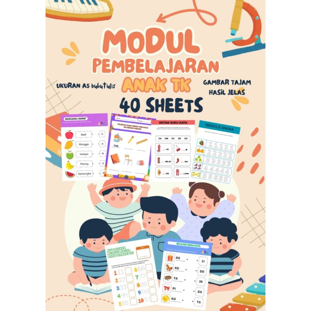 WORKSHEETS ANAK (LEVEL 3) | CODING ANAK TK / SD | WORKSHEET ANAK SD | MEDIA BELAJAR ANAK | Worksheet