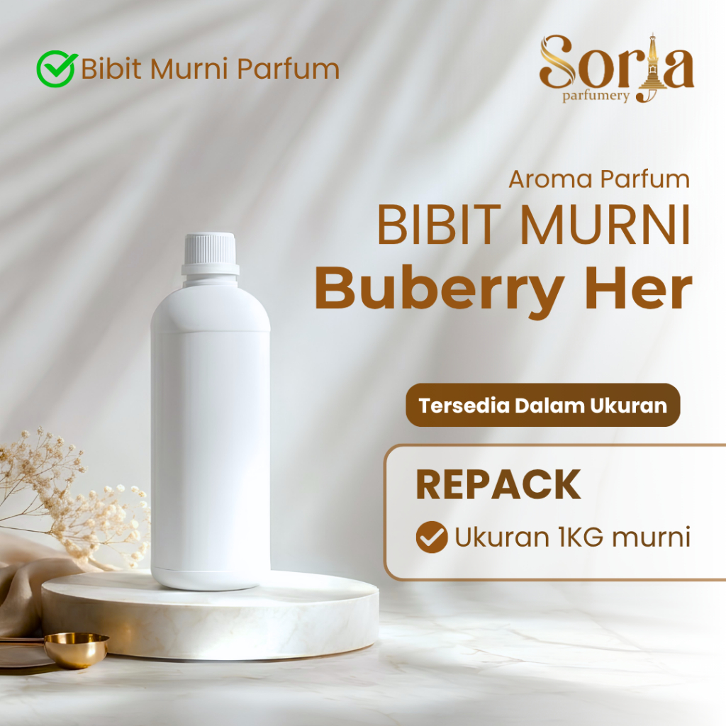 Bibit Parfum Burberry Her Original Murni REPACK 1KG ORIGINAL 100%
