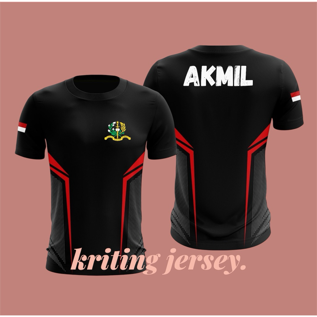 Kaos Jersey AKMIL / Kaos Jersey Olahraga AKMIL Dryfit terbaru