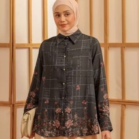 Caluna Fiora Shirt Heaven Lights / Jastip Heaven Lights / Kemeja Heaven Lights