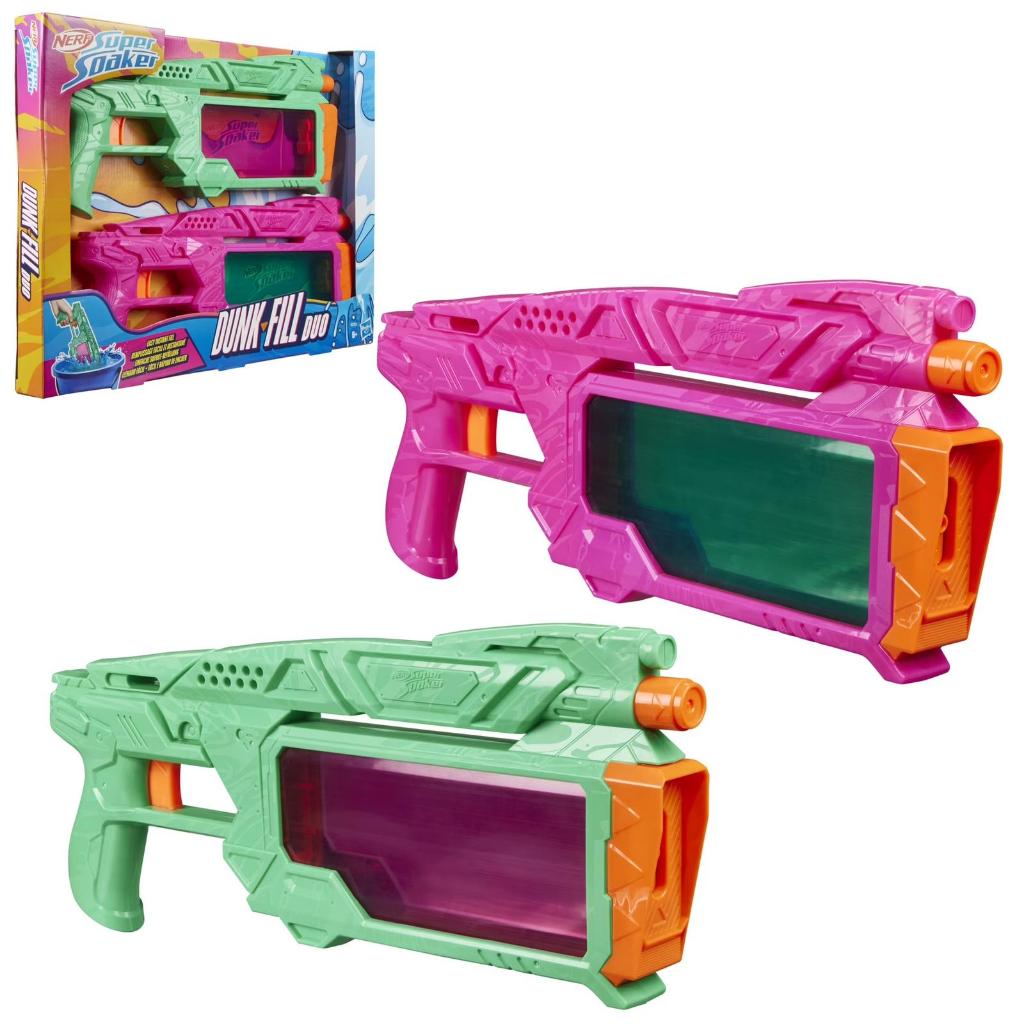 Nerf Super Soaker Dunk-Fill Duo 2 Water Blaster Instant Fill