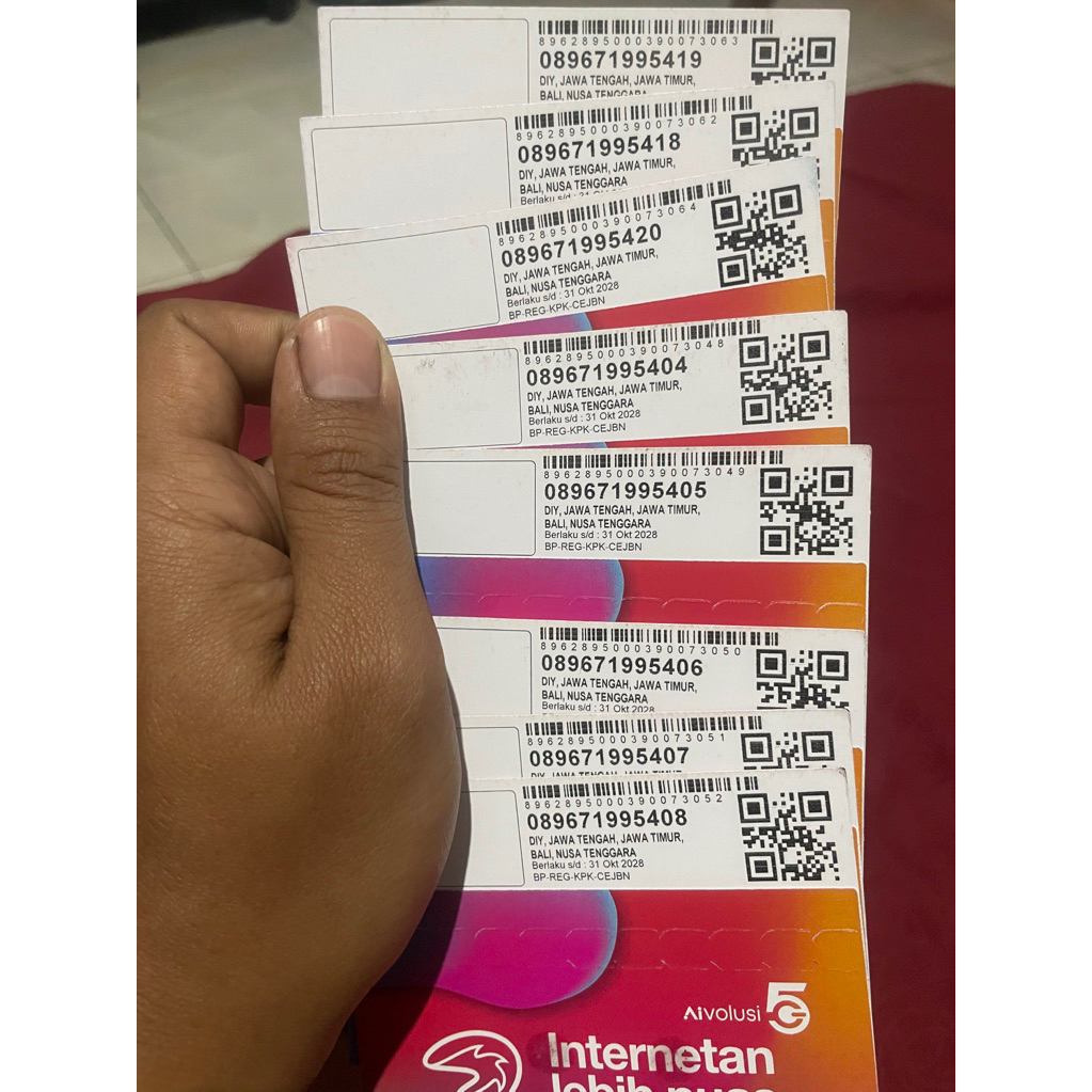 kartu perdana tri segel kuota 3gb
