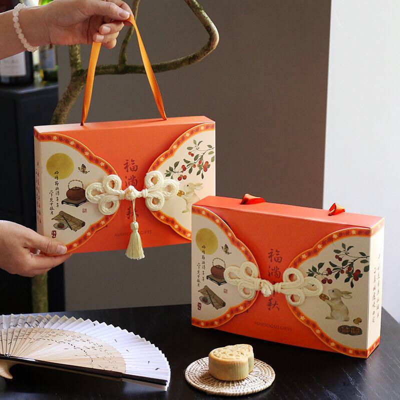 Box Mooncake Tenteng Sekat 6/ Kotak Kue Festival Mooncake Sekat 6/ Cup mooncake